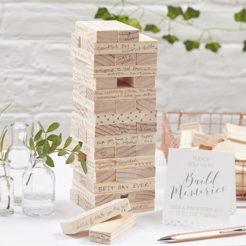 Novelty Jenga Guest Book