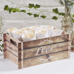 Crate Wedding Decoration