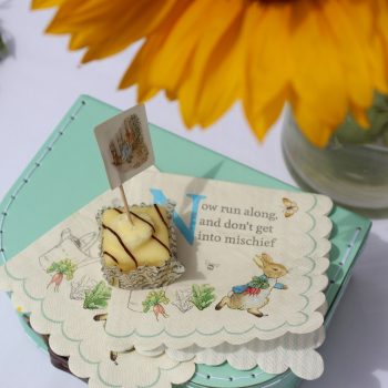 Peter Rabbit Party Bag Ideas Place Setting Napkins