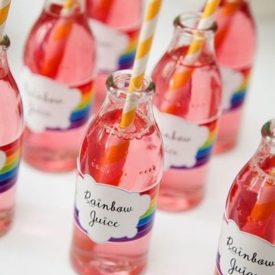 Rainbow drinks